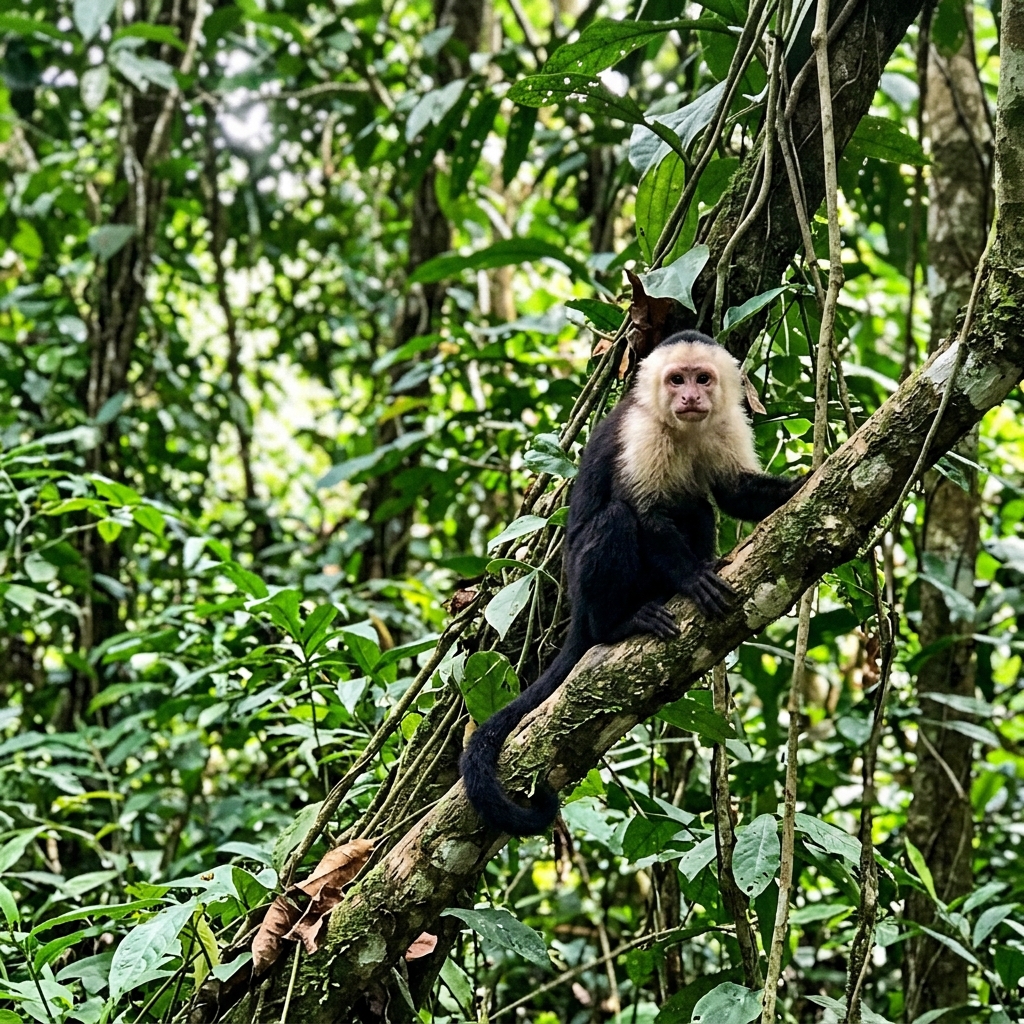 White-headed Capuchin Monkey